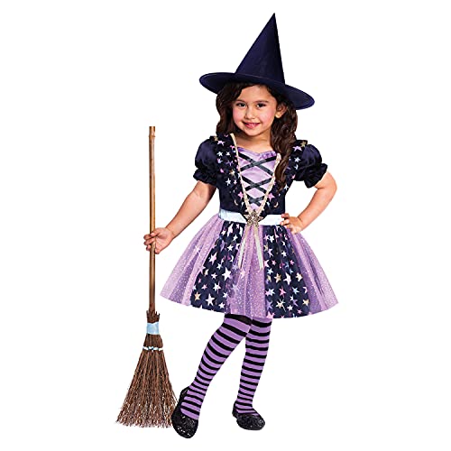 (PKT) (9911956) Child Girls Starlight Witch (2-3yr) von amscan