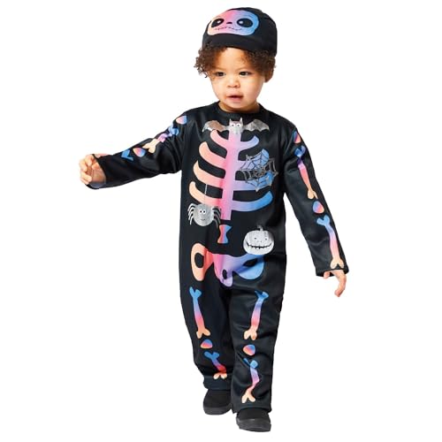 (PKT) (9914783) Child Ombre Skeleton Costume (3-6m) von amscan
