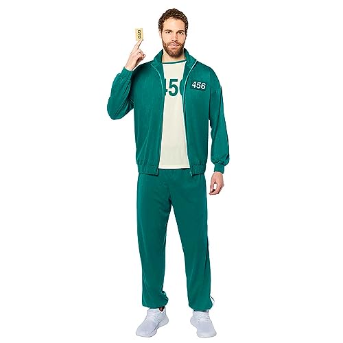 (PKT) (9915284) Adult Mens Squid Game Player 456 Costume (Small) von amscan