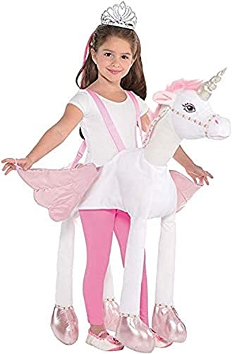 (PKT++) Child Girls Ride On Unicorn Costume (3-8yr) von amscan