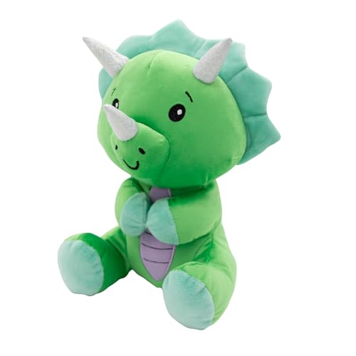 2-in-1 Plüschtier-Ballongewicht Dinosaurier mit Schlaufe 21cm 170g von amscan