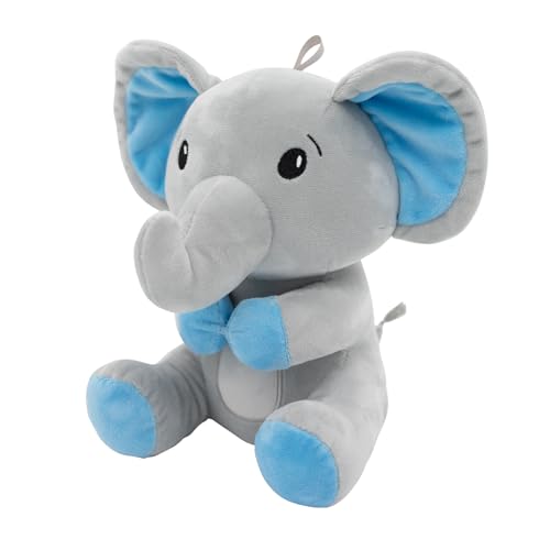 2-in-1 Plüschtier-Ballongewicht Elefant m. blauen Ohren, mit Schlaufe, 21cm, 170g 2-in-1 Plüschtier-Ballongewicht Elefant m. blauen Ohren, mit Schlaufe, 21cm, 170g von amscan