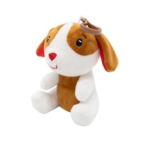2-in-1 Plüschtier-Ballongewicht Hund mit Haken, 11cm, 90g von amscan