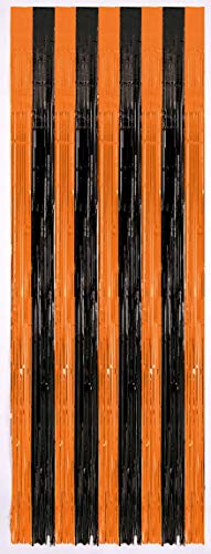 Amscan 24200-52 - Türvorhang gestreift, Größe 243 x 91,4 cm, metallisch Plastik, Hängedekoration, Gruselhaus, Halloween Amscan 24200-52 - Türvorhang gestreift, Größe 243 x 91,4 cm, metallisch Plastik, Hängedekoration, Gruselhaus, Halloween von amscan