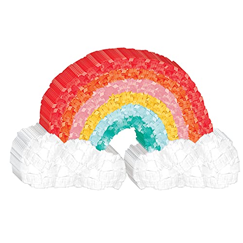 Amscan 244066 - Mini-Pinata Regenbogen, Größe 11,4 x 19 cm, aus Papier, Kinder-Geburtstag, Geschenk, Dekoration, Motto-Party Amscan 244066 - Mini-Pinata Regenbogen, Größe 11,4 x 19 cm, aus Papier, Kinder-Geburtstag, Geschenk, Dekoration, Motto-Party von amscan