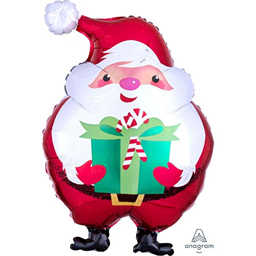 Amscan 4010801 - Junior Shape Folienballon gemütlicher Santa, 35 x 50 cm, Weihnachtsmann, Weihnachten, Heliumballon, Party, Dekoration, Xmas, Christmas, Santa Claus Amscan 4010801 - Junior Shape Folienballon gemütlicher Santa, 35 x 50 cm, Weihnachtsmann, Weihnachten, Heliumballon, Party, Dekoration, Xmas, Christmas, Santa Claus von amscan
