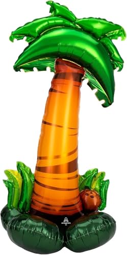 Amscan 4246711 - Folienballon Palme, Größe ca. 130 cm, Grün-Braun, mehrteiliger AirLoonz-Ballon, mit Helium oder Luft befüllbar, Geschenk, Dekoration, Party, Geburtstag, Strand, Urlaub Amscan 4246711 - Folienballon Palme, Größe ca. 130 cm, Grün-Braun, mehrteiliger AirLoonz-Ballon, mit Helium oder Luft befüllbar, Geschenk, Dekoration, Party, Geburtstag, Strand, Urlaub von Anagram
