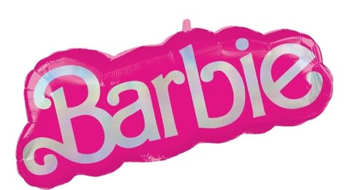 Amscan 4626201 - Malibu Beach Barbie Pink Folienballon SuperShape - 81,3 cm von amscan