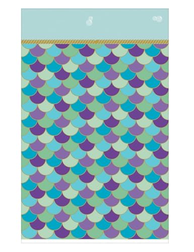 Amscan 571975 - Papiertischdecke Meerjungfrau, 137 x 259 cm, wasserabweisend, 3-lagig, Schuppen, Mermaid Wishes, Kinderparty, Geburtstag, Mottoparty, Karneval, Tischdekoration Amscan 571975 - Papiertischdecke Meerjungfrau, 137 x 259 cm, wasserabweisend, 3-lagig, Schuppen, Mermaid Wishes, Kinderparty, Geburtstag, Mottoparty, Karneval, Tischdekoration von amscan