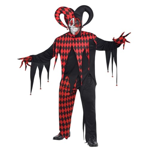 (PKT) (844205-55) Adult Mens Krazed Jester Costume (Extra Large) von amscan