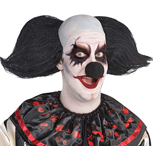 Amscan 845793-55 - Perücke Freaky Clown, Kunsthaar, Glatze mit Haaren, Frisur, Kopfbedeckung, Erwachsene, Karneval, Halloween, Mottoparty Amscan 845793-55 - Perücke Freaky Clown, Kunsthaar, Glatze mit Haaren, Frisur, Kopfbedeckung, Erwachsene, Karneval, Halloween, Mottoparty von amscan