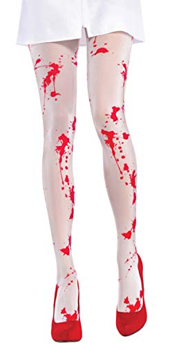 Amscan 846380-55 - Blutige Strumpfhose, Strümpfe, Socken, Erwachsene, Damen, Blut, Krankenschwester, Verletzung, Halloween, Karneval, Mottoparty Amscan 846380-55 - Blutige Strumpfhose, Strümpfe, Socken, Erwachsene, Damen, Blut, Krankenschwester, Verletzung, Halloween, Karneval, Mottoparty von amscan