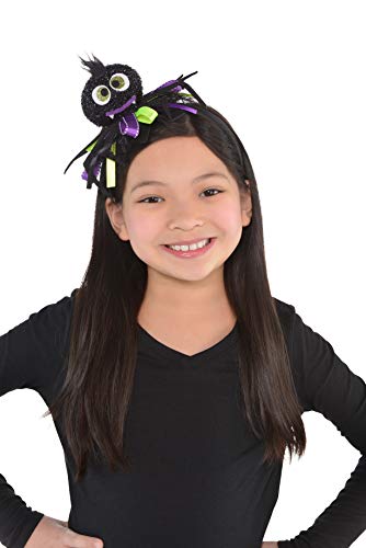 Amscan 847515-55 - Kinder-Haarreif mit Glitzer-Spinne, Einheitsgröße für Kinder, Schwarz-Lila-Grün, witzige Spinne mit Glitter, Tüll und Schmuckbändern, Halloween, Karneval, Verkleidung Amscan 847515-55 - Kinder-Haarreif mit Glitzer-Spinne, Einheitsgröße für Kinder, Schwarz-Lila-Grün, witzige Spinne mit Glitter, Tüll und Schmuckbändern, Halloween, Karneval, Verkleidung von amscan