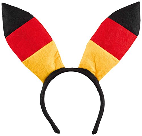Amscan 9900310 - Haarreif mit Hasenohren Deutschland, Plastik / Textil, 24,1 x 28,4 cm, Accessoire von amscan