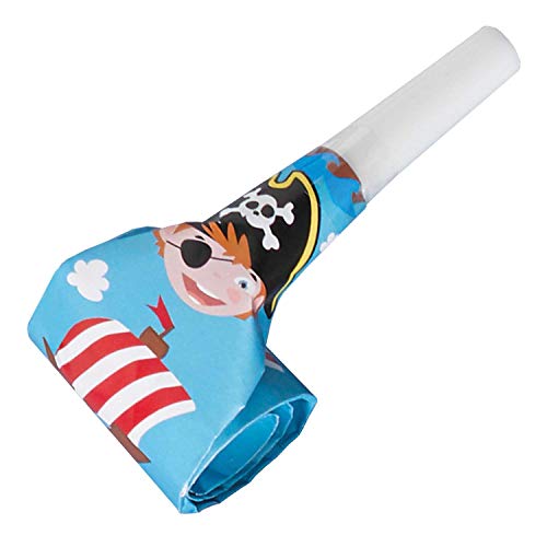 Amscan 9902130 - Luftrüssel Pirat, 8 Stück, Größe ca. 30 cm, Blau mit mehrfarbigen Motiven, Partytröte, Seeräuber, Piratenschiff, Give Away, Geburtstag, Karneval, Kinderparty Amscan 9902130 - Luftrüssel Pirat, 8 Stück, Größe ca. 30 cm, Blau mit mehrfarbigen Motiven, Partytröte, Seeräuber, Piratenschiff, Give Away, Geburtstag, Karneval, Kinderparty von amscan