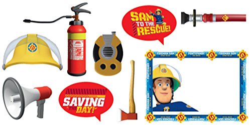 Amscan 9902191 - Fotorequisiten-Set Feuerwehrmann Sam 2017 Papier / Holz 9-teilig 24,2 x 18,2 cm Amscan 9902191 - Fotorequisiten-Set Feuerwehrmann Sam 2017 Papier / Holz 9-teilig 24,2 x 18,2 cm von amscan