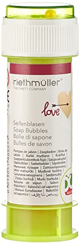 Amscan 9903131 - Seifenblasen Everyday Love, 1 Stück, Inhalt 60 ml, runde Seifenblasen von amscan