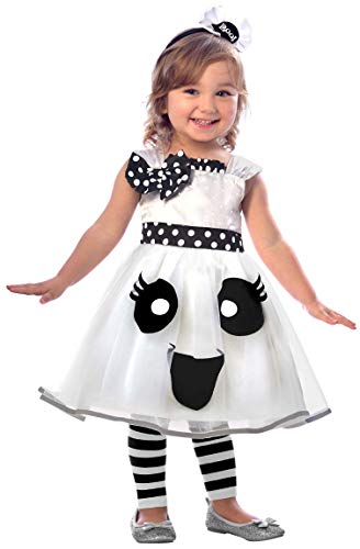 (PKT) (9903388) Child Girls Cutie Ghost Costume Dress (4-6yr) von amscan