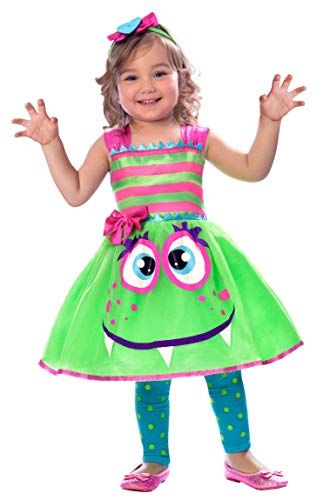 Amscan 9903396 - Kinderkostüm Niedliches Monster, Kleid, Kleinkinder, Mottoparty, Karneval, Halloween von amscan