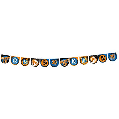 Child Nerf Blast Pennant Banner von amscan