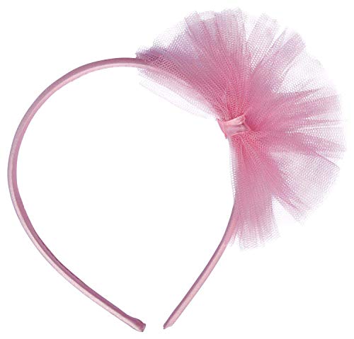 Amscan 9903956 - Haarreifen Little Dancer, 4 Stück, Plastik / Textil, 11,2 x 13,7 cm, Accessoire von amscan