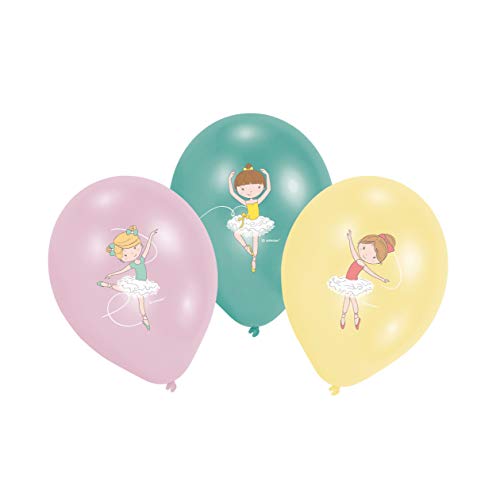 Amscan 9903964 - Latexballons Kleine Tänzerin, 6 Stück, Luftballons von amscan
