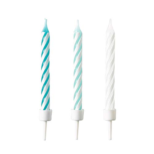 Amscan 9904365 - Geburtstagskerzen, 10 Stück Aqua Glamor, Kuchenkerzen, Kindergeburtstag, 7.5 centimeters Amscan 9904365 - Geburtstagskerzen, 10 Stück Aqua Glamor, Kuchenkerzen, Kindergeburtstag, 7.5 centimeters von amscan
