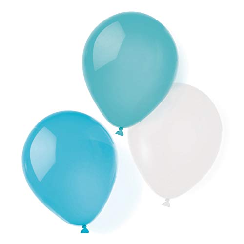 Amscan 9904897 - 8 Latexballons Aqua Glamor 25,4 cm / 10", Luftballon Amscan 9904897 - 8 Latexballons Aqua Glamor 25,4 cm / 10", Luftballon von amscan