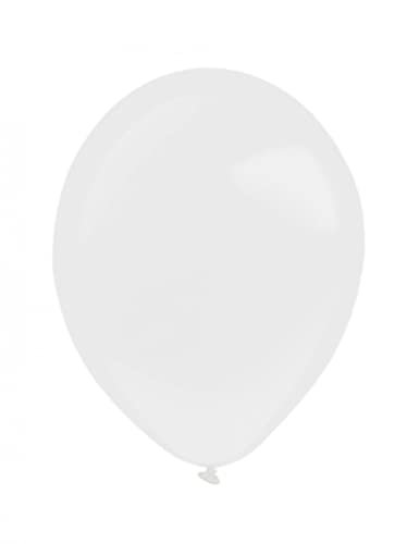 Amscan 9905299 - Latexballons Decorator Standard, 100 Stück, weiß, Luftballon von amscan