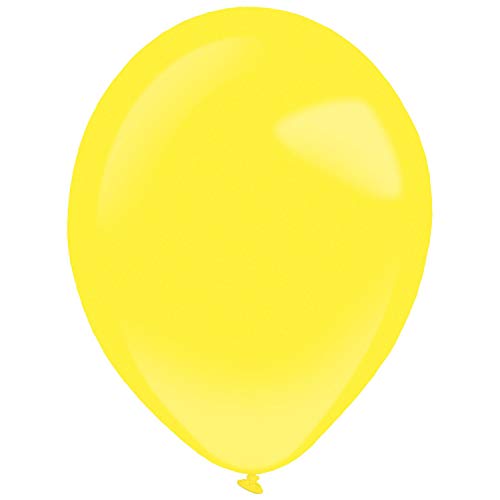 Amscan 9905360 - 50 Latexballons Decorator Standard Yellow Sunshine 27,5 cm / 11", Luftballon Amscan 9905360 - 50 Latexballons Decorator Standard Yellow Sunshine 27,5 cm / 11", Luftballon von amscan