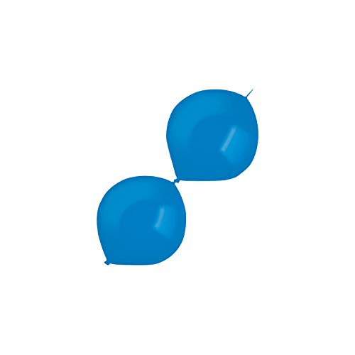 Amscan 9905606 - Latexballons Crystal, Link-a-Loon, 100 Stück, Roxalblau, Luftballon Amscan 9905606 - Latexballons Crystal, Link-a-Loon, 100 Stück, Roxalblau, Luftballon von amscan