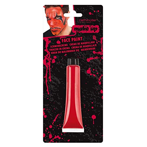 Amscan 9905782 - Schminkcreme Rot, 19 ml, Teufel, Make-Up, Schminkfarben Schminke, Halloween, Karneval Amscan 9905782 - Schminkcreme Rot, 19 ml, Teufel, Make-Up, Schminkfarben Schminke, Halloween, Karneval von amscan