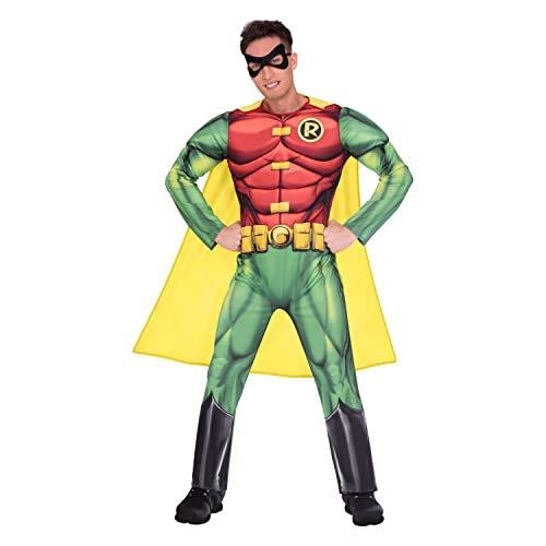 (PKT++) (9906103) Mens Classic Robin Warner Bros Fancy Dress Costume (Large) von amscan