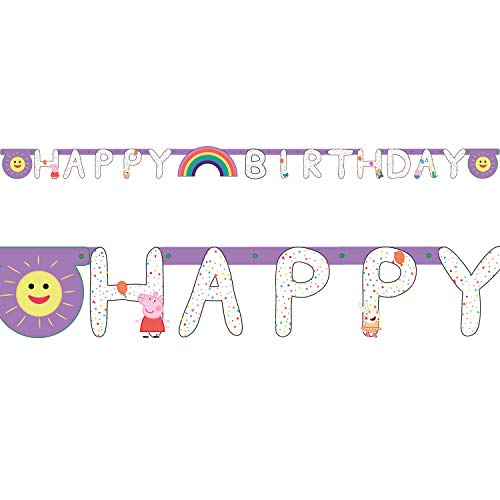 Child Peppa Pig HB Letter Banner (2.1m) - Dinosaur Child Peppa Pig HB Letter Banner (2.1m) - Dinosaur von amscan