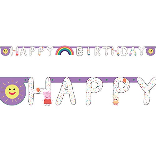 Child Peppa Pig HB Letter Banner (2.1m) - Dinosaur von amscan