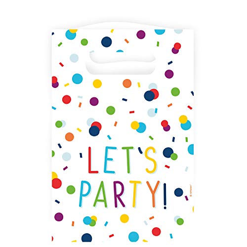 Amscan 9906350 - Partytüten Konfetti Let´s Party, 8 Stück, 23,6 x 15,7 cm, Mitgebsel, Kindergeburtstag Amscan 9906350 - Partytüten Konfetti Let´s Party, 8 Stück, 23,6 x 15,7 cm, Mitgebsel, Kindergeburtstag von amscan