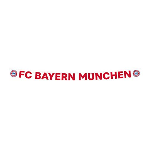Amscan 9906513 - FC Bayern München Partykette, Größe 180 x 11 cm, Girlande aus Papier, Partydeko für die Feier beim Fanclub oder der Fußballparty, Hängedekoration, Blau,weiß von amscan