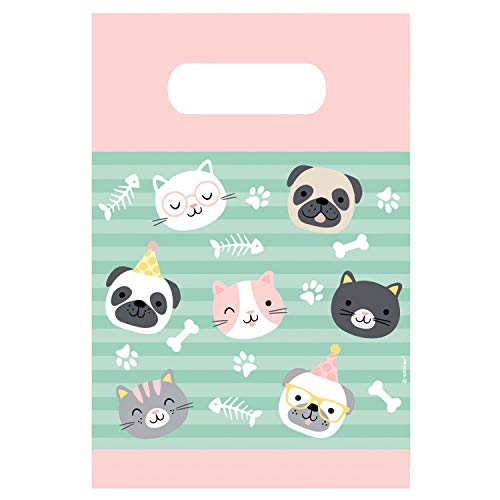Amscan 9906547 - Papiertüten Hello Pets, 8 Stück, 23,5 x 16 cm, Tiere, Hute, Katzen, Partytüten, Mitgebsel, Kindergeburtstag Amscan 9906547 - Papiertüten Hello Pets, 8 Stück, 23,5 x 16 cm, Tiere, Hute, Katzen, Partytüten, Mitgebsel, Kindergeburtstag von amscan