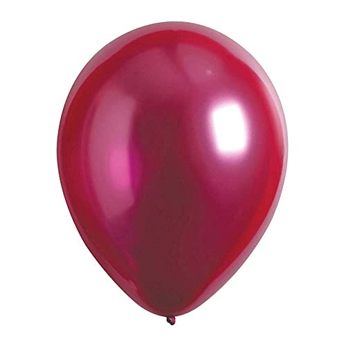 Amscan 9906962 - 50 Latexballons Decorator Satin Luxe Flamingo, Durchmesser 27,5 cm, Luftballon, Dekoration, Hochzeit, Geburtstag von amscan
