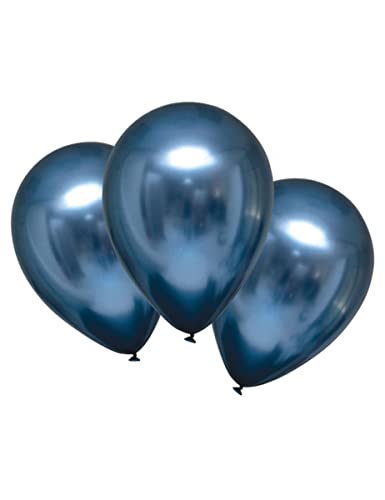 Amscan 9907180 - 6 Latexballons Satin Luxe Azure, Durchmesser 27,5cm, Luftballon, metallic, Dekoration, Geburtstag, Themenparty, Firmenevent Amscan 9907180 - 6 Latexballons Satin Luxe Azure, Durchmesser 27,5cm, Luftballon, metallic, Dekoration, Geburtstag, Themenparty, Firmenevent von amscan