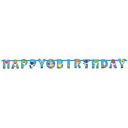 Letter Banner HB Baby Shark Letter Banner HB Baby Shark von amscan