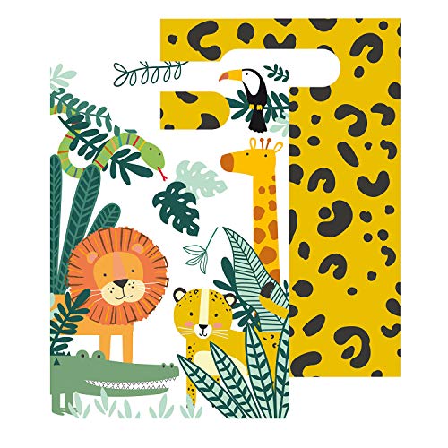 Amscan 9909354 - Partytüten Get Wild, 8 Stück, Papier, 23,2 x 16,3 cm, Mitgebsel, Kindergeburtstag Amscan 9909354 - Partytüten Get Wild, 8 Stück, Papier, 23,2 x 16,3 cm, Mitgebsel, Kindergeburtstag von amscan
