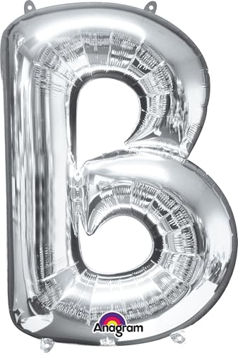 Amscan 9909551 9909551 Silber Buchstabe B SuperShape Folienballon-103 Silber Amscan 9909551 9909551 Silber Buchstabe B SuperShape Folienballon-103 Silber von amscan