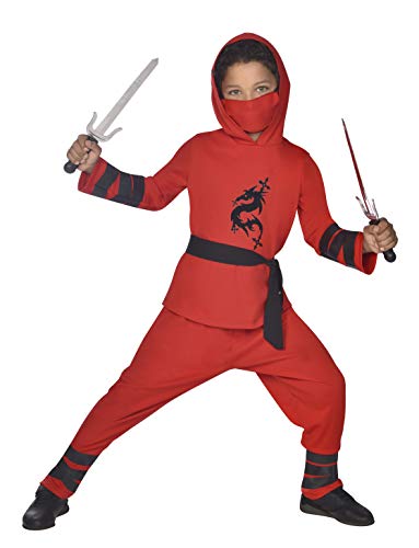 Amscan 9910940 Rot Ninja Krieger Kostüm für Kinder 3-4 Jahre Amscan 9910940 Rot Ninja Krieger Kostüm für Kinder 3-4 Jahre von amscan