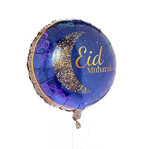 Amscan 9914174 – Opulent Eid Mubarak runder Folienballon – 45,7 cm Amscan 9914174 – Opulent Eid Mubarak runder Folienballon – 45,7 cm von amscan