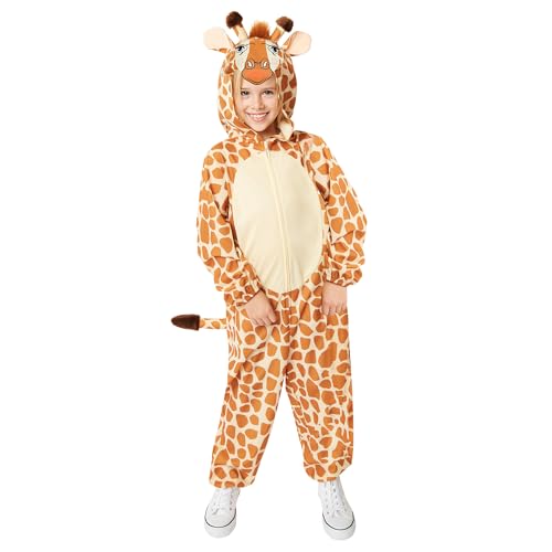 Amscan 9916836 - Unisex World Book Day Giraffe Hooded Jumpsuit Kids Fancy Dress Costume Age: 8-10yrs Amscan 9916836 - Unisex World Book Day Giraffe Hooded Jumpsuit Kids Fancy Dress Costume Age: 8-10yrs von amscan