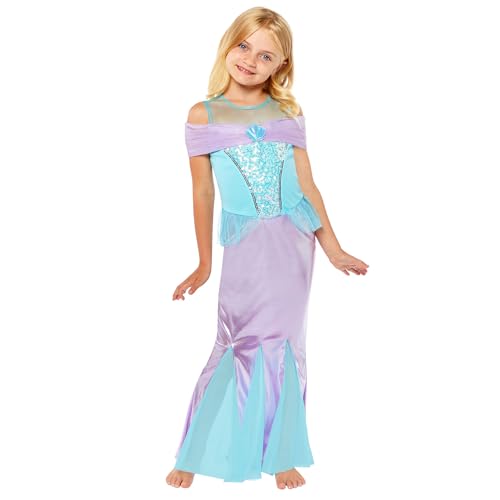 Amscan 9918378 - Girls Holographic Magical Mermaid Kids Fancy Dress Costume Age: 3-4yrs von amscan
