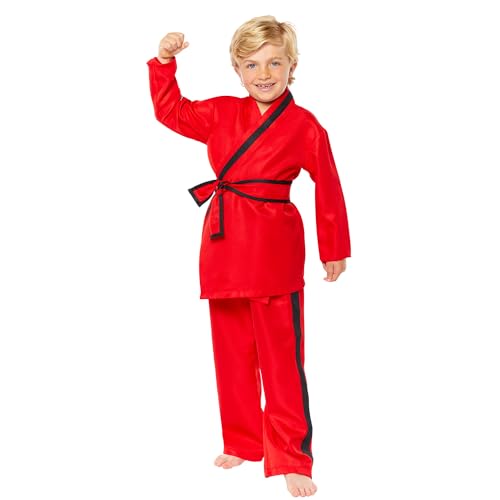 Amscan 9918494 - Unisex Officially Licensed Cobra Kai Eagle Fang Kids Fancy Dress Costume Age: 10-12yrs Amscan 9918494 - Unisex Officially Licensed Cobra Kai Eagle Fang Kids Fancy Dress Costume Age: 10-12yrs von amscan