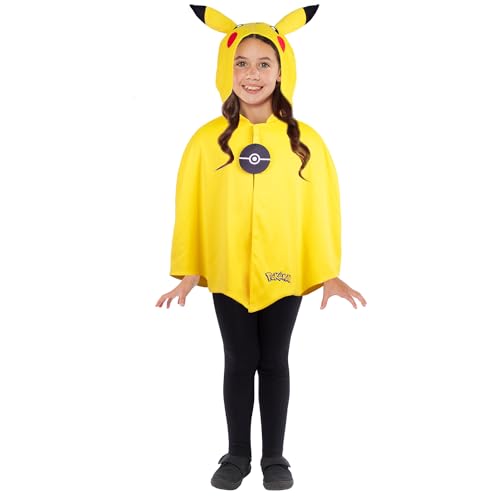 Amscan 9918498 - Unisex Officially Licensed Pokémon Pikachu Cape Kids Fancy Dress Costume Age: 8-12yrs Amscan 9918498 - Unisex Officially Licensed Pokémon Pikachu Cape Kids Fancy Dress Costume Age: 8-12yrs von amscan