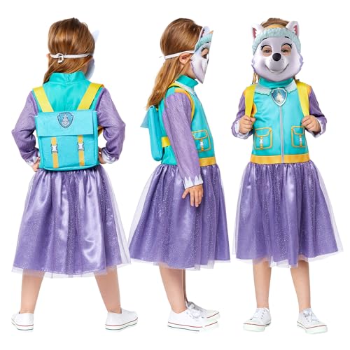 Amscan 9918663 - Girls Officially Licensed Paw Patrol Everest Kids Fancy Dress Costume Age: 3-4yrs von amscan